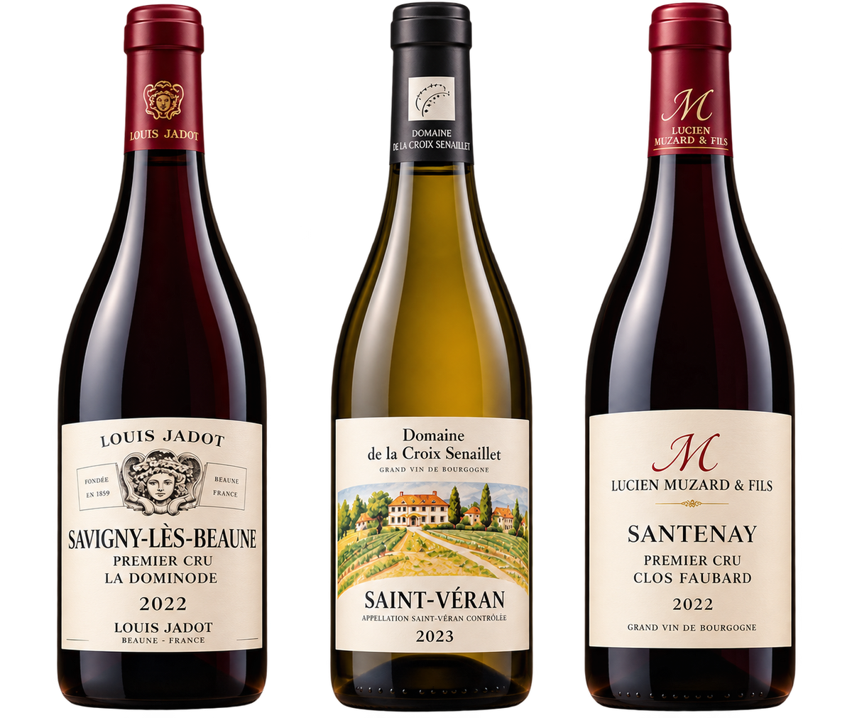Trois bouteilles sélectionnées par Vinacave